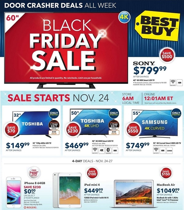 When is Black Friday 2019 in Canada?