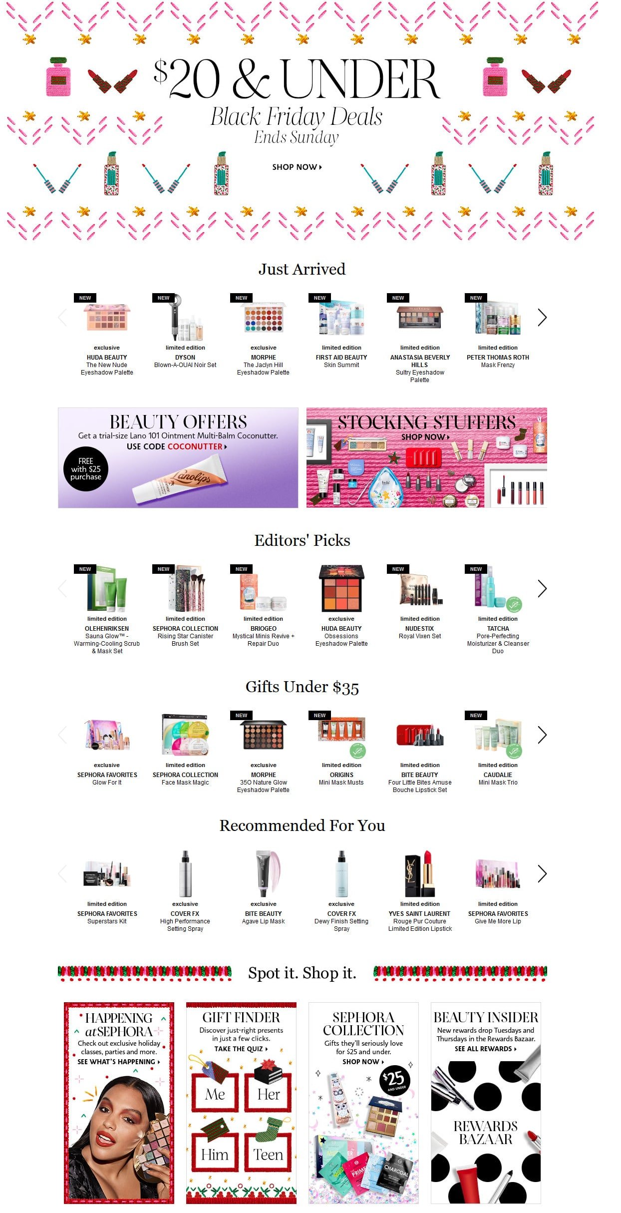 Sephora Black Friday Canada 2018