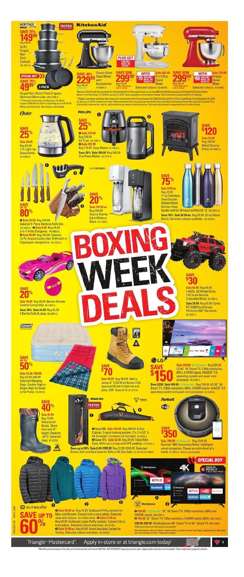 Canadian Tire Boxing Day Flyer Sale 2019
