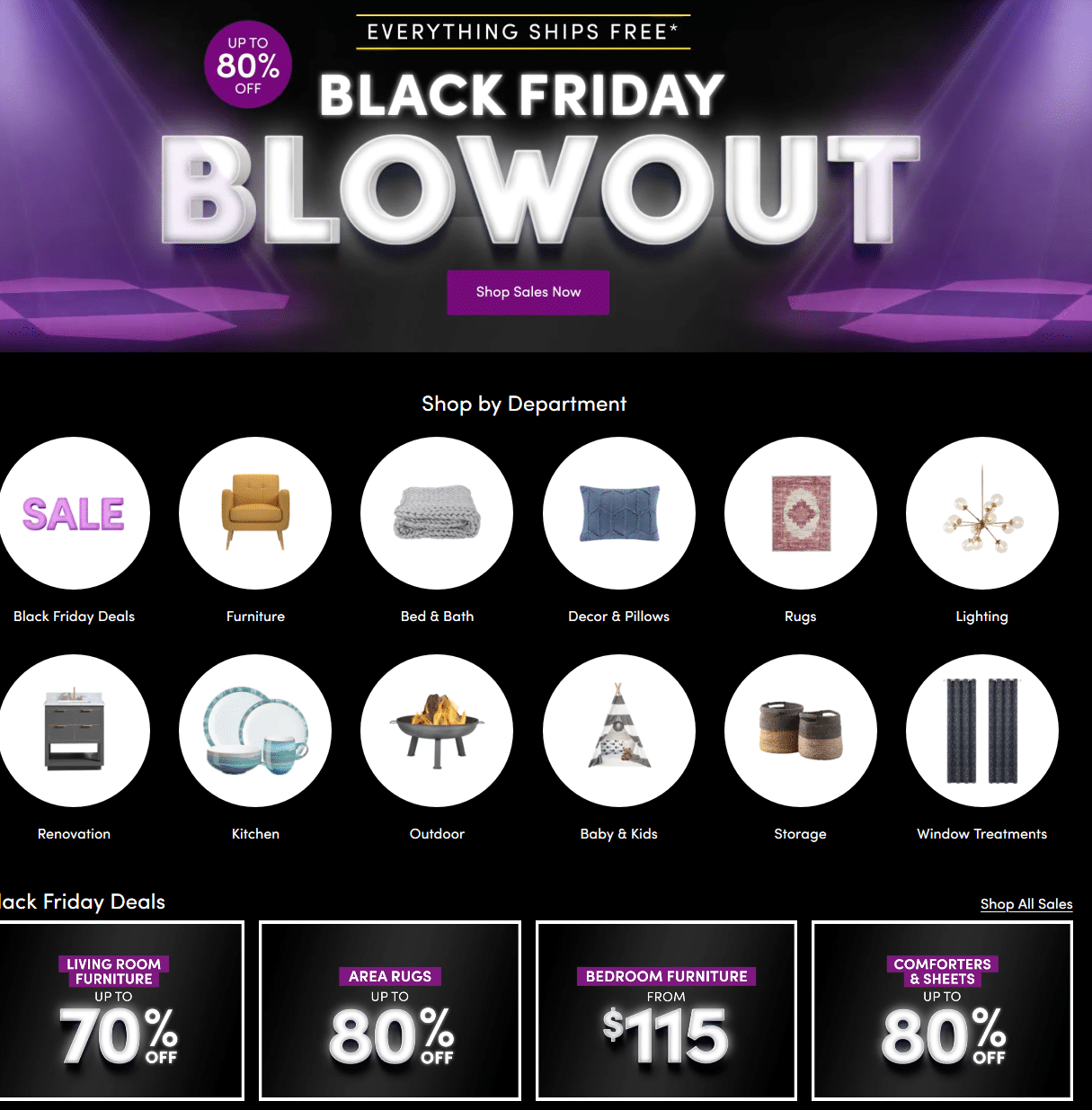 Wayfair Black Friday 2020 Sale Canada