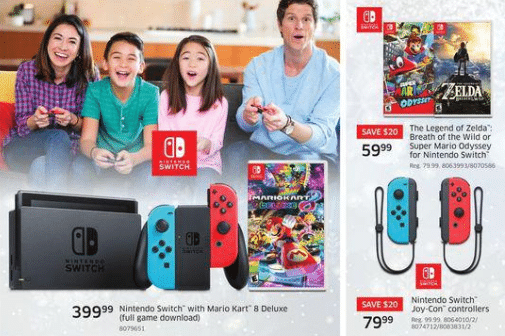 Nintendo Switch Black Friday Canada Sale 2020