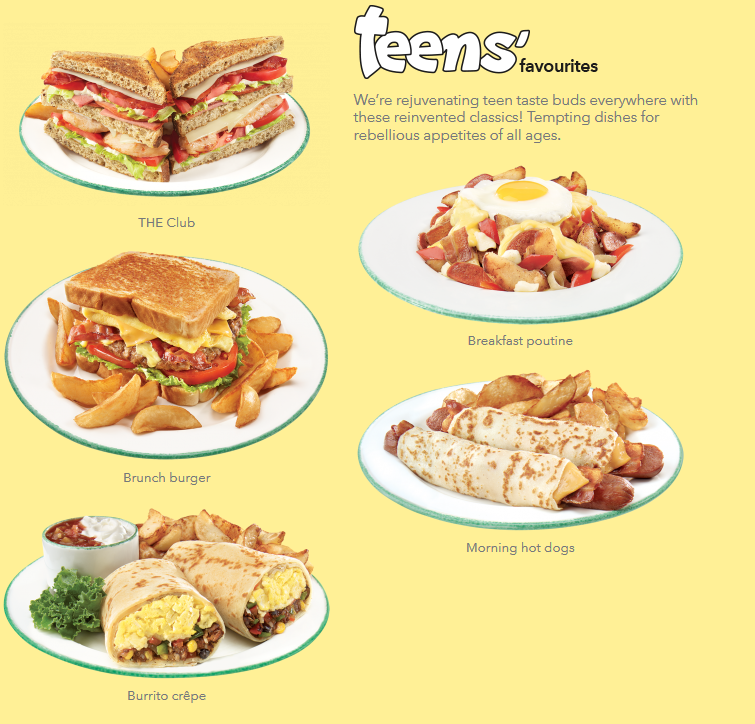 Cora Menu & Prices Canada