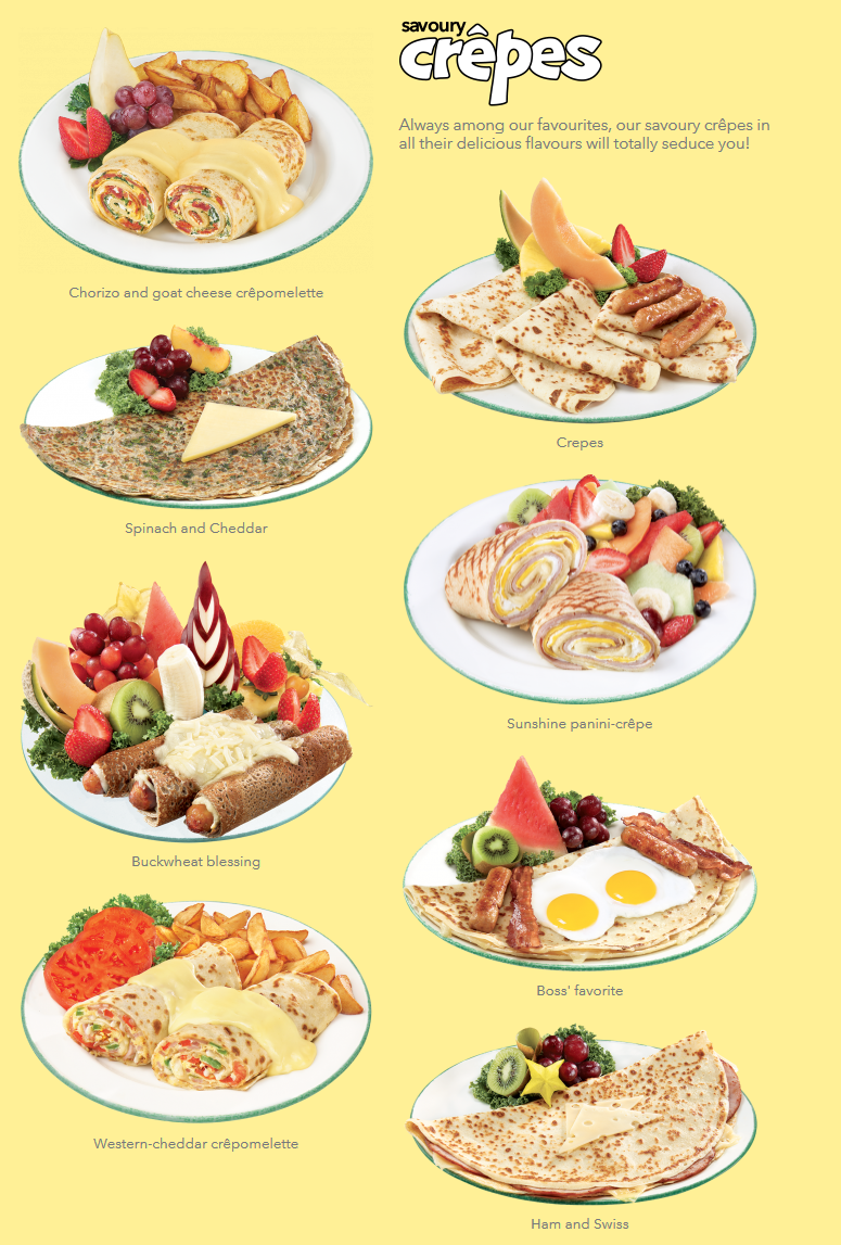 Cora Menu & Prices Canada