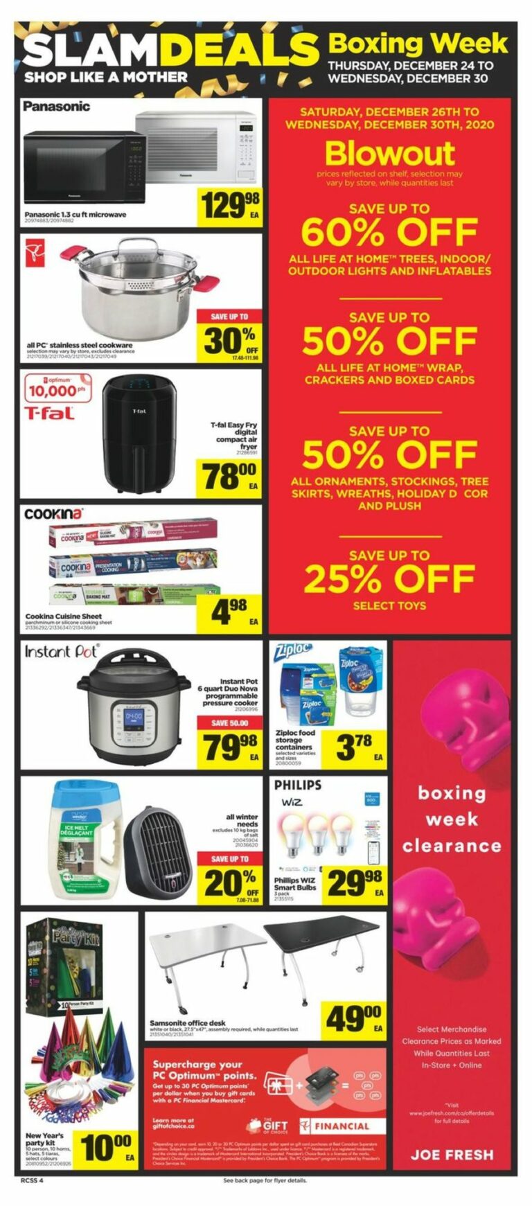 Real Canadian Superstore Boxing Day Sale Flyer 2020