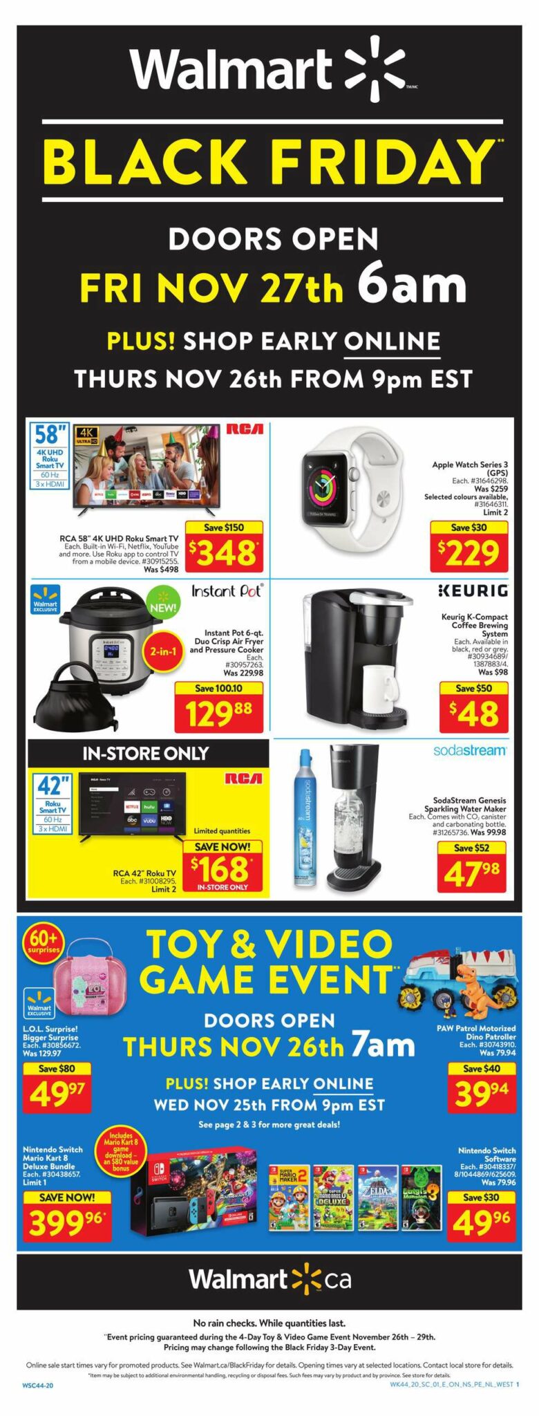 Walmart Black Friday Flyer Deals 2020 Canada - Will Rockler Black Friday Deals Be Available Online