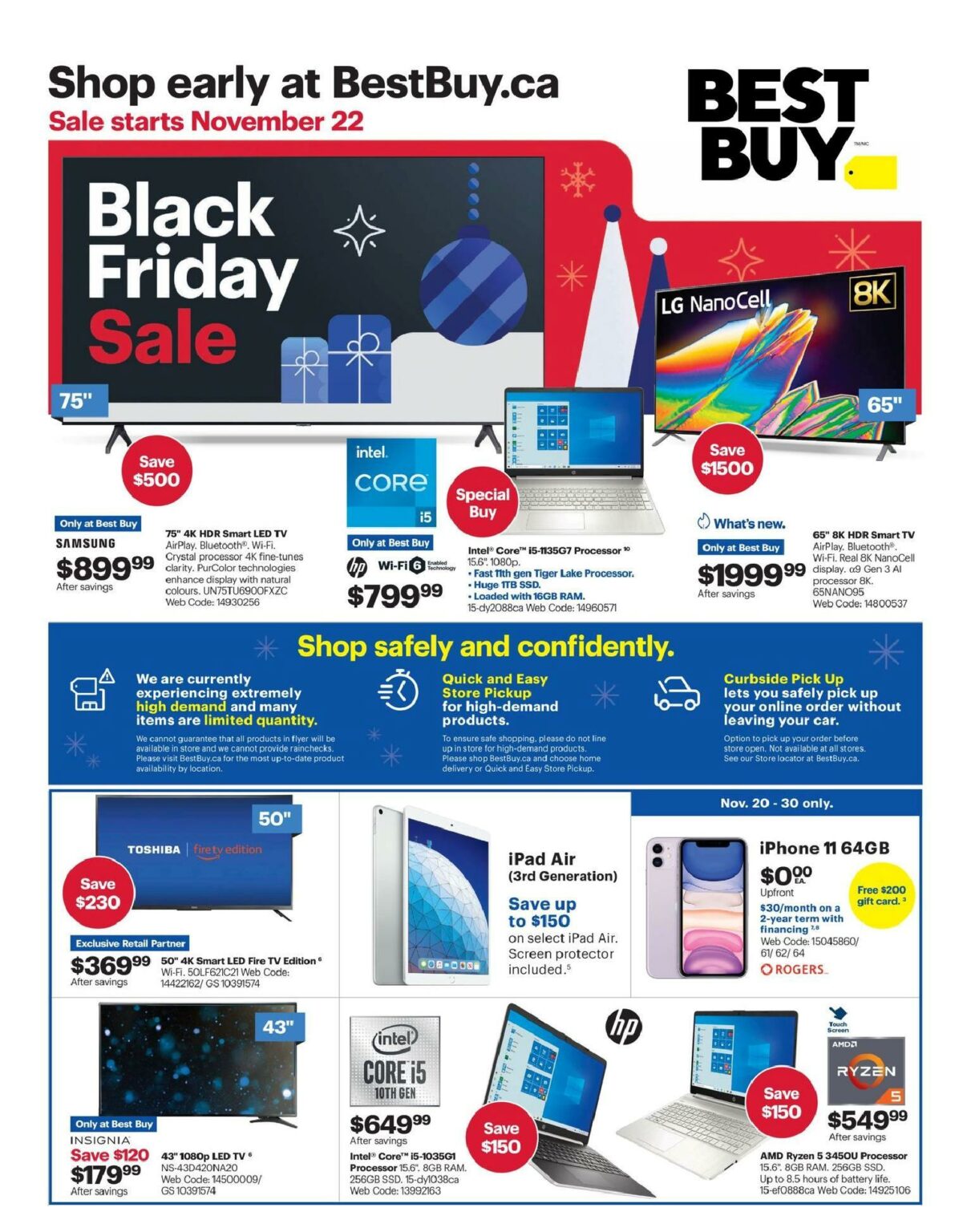 Best Buy Black Friday Flyer Deals 2020 Canada - What Time Can You Buy Black Friday Deals Online