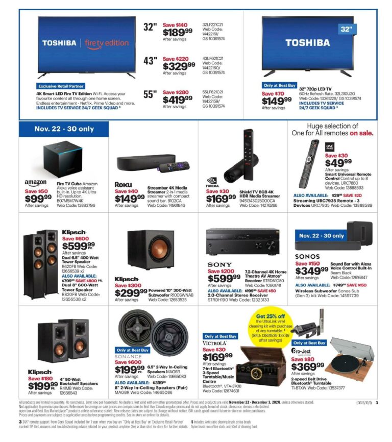 Best Buy Black Friday Flyer Deals 2020 Canada