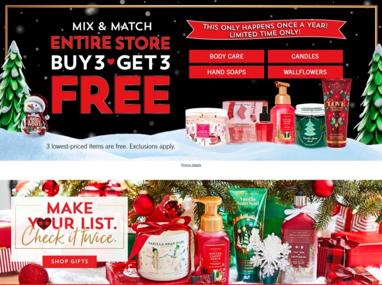 Bath and Body Works Black Friday 2022 Sale Canada