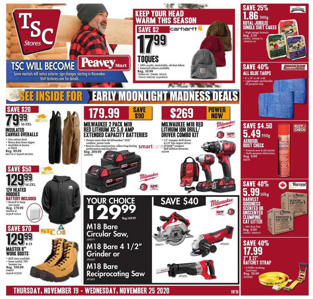 Peavey Mart Canada flyer