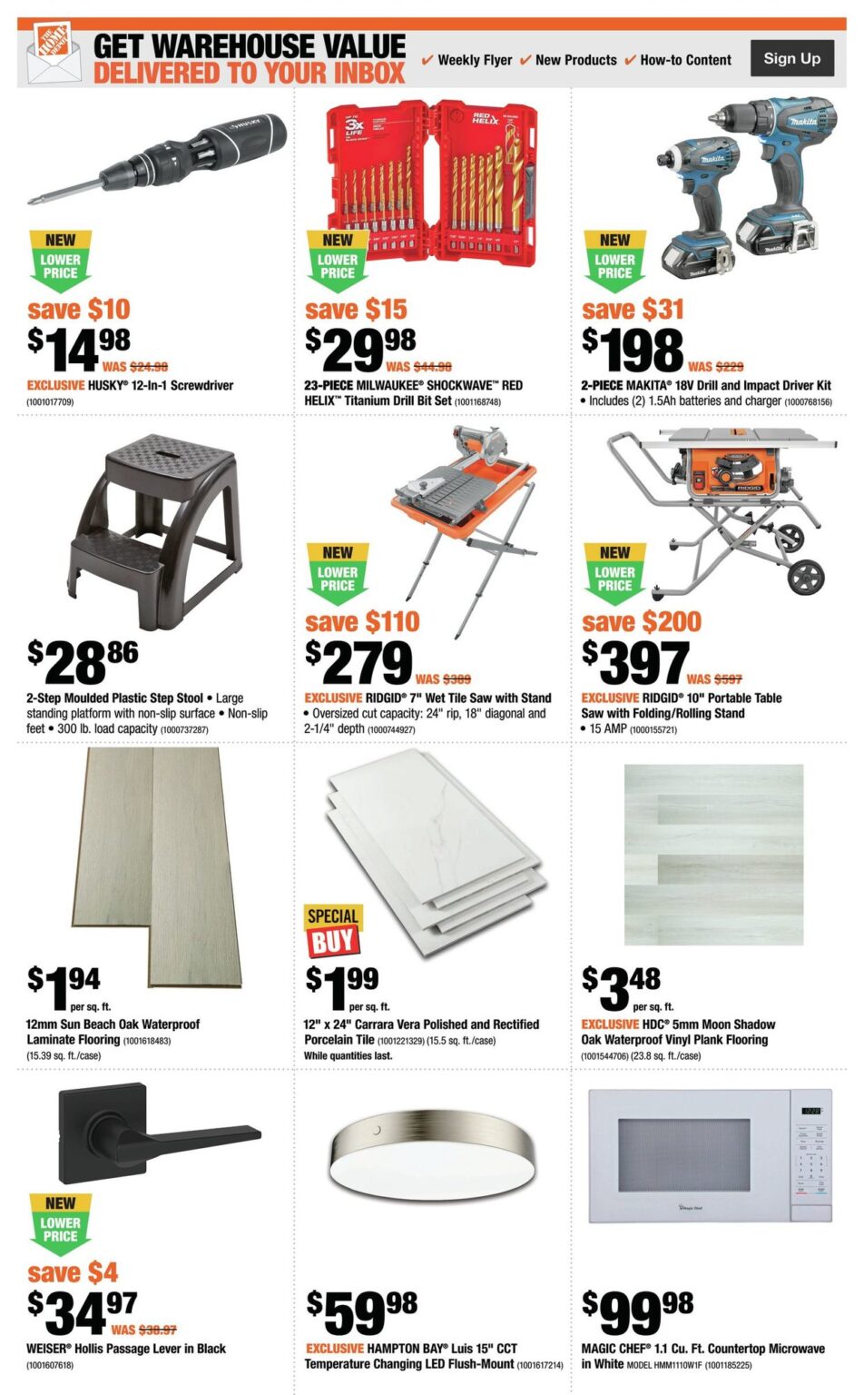 Home Depot Boxing Day Sale Flyer 2022