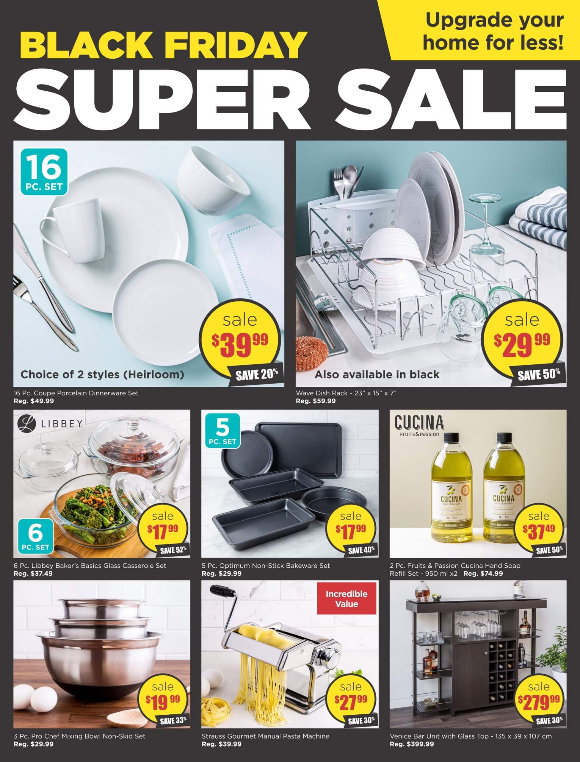 Kitchen Stuff Plus Black Friday 2024 Sale Flyer. Red Hot Deals