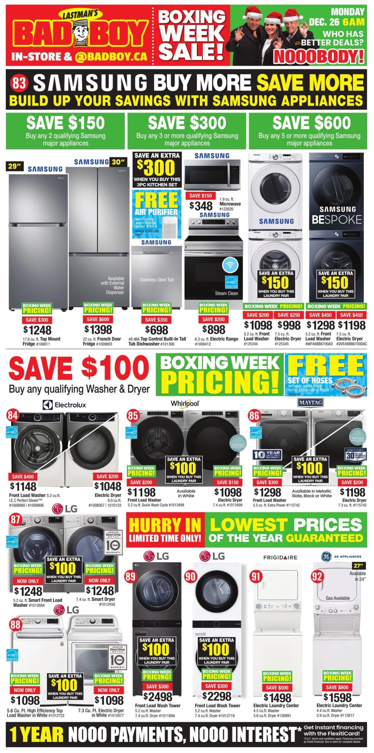 Bad Boy Furniture Boxing Day Sale 2024