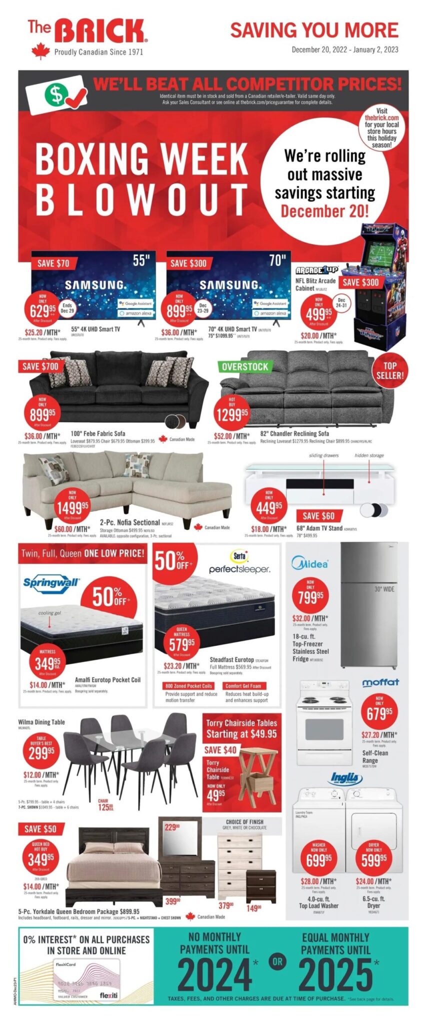 The Brick Boxing Day Sales 2023