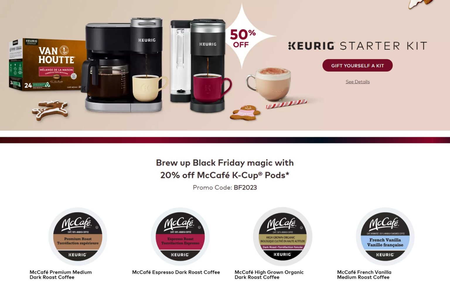 Keurig Canada Black Friday Sales 2025 - Free Coffee Maker