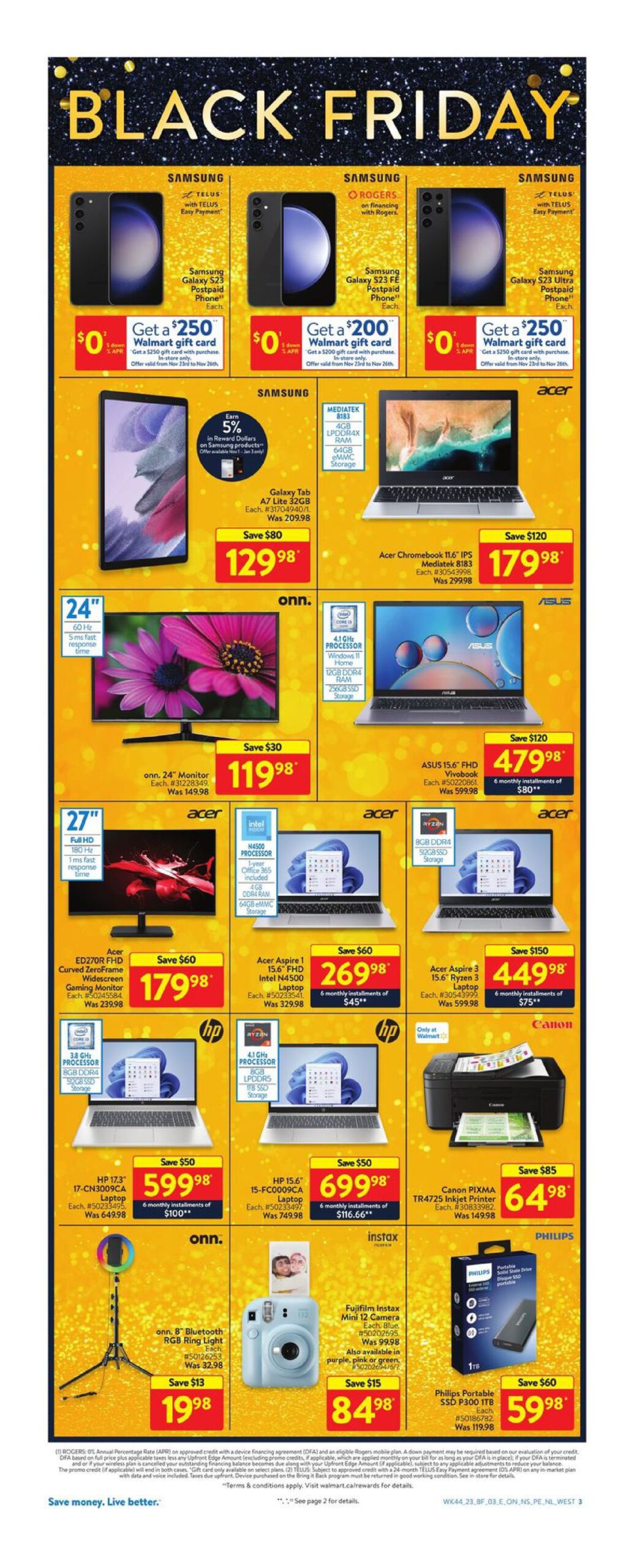 Walmart Black Friday Flyer Deals 2024 Canada