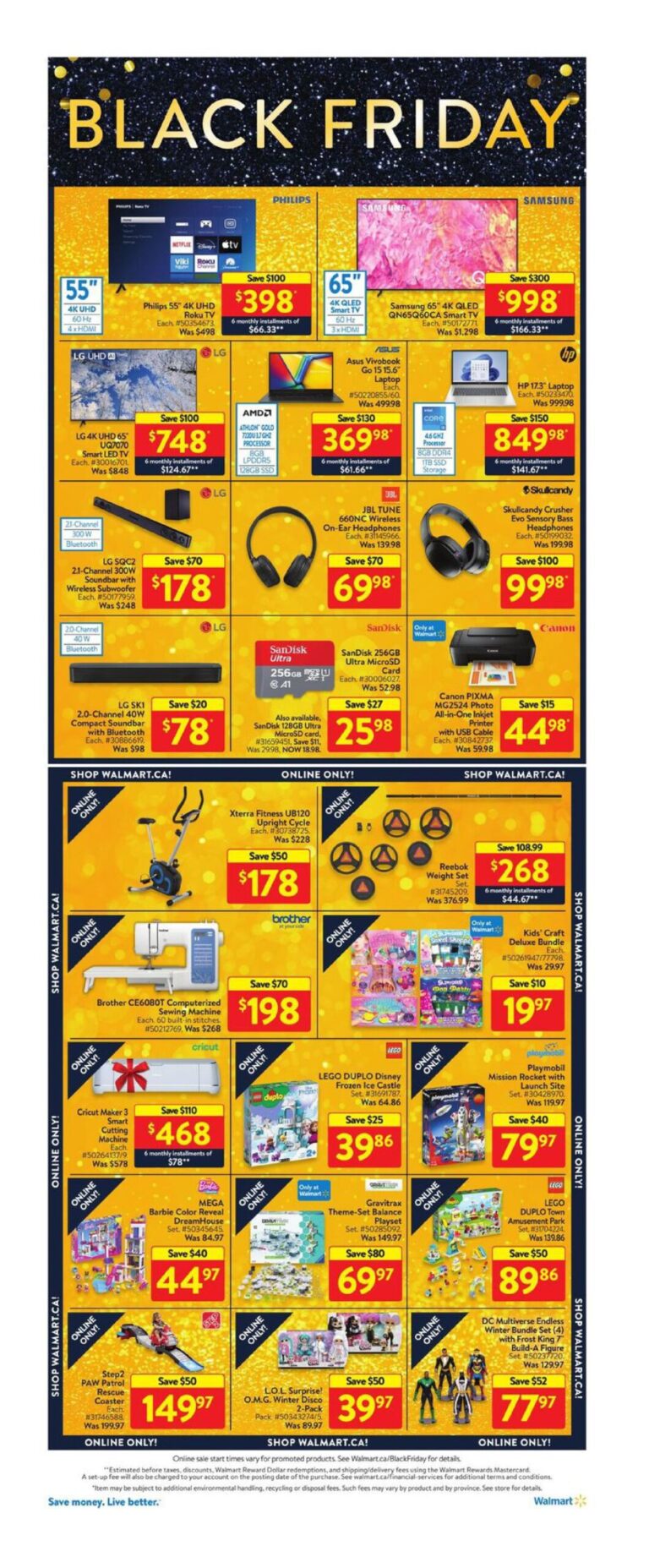 Walmart Black Friday Flyer Deals 2024 Canada