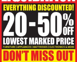 Bad Boy liquidation flyer 2023