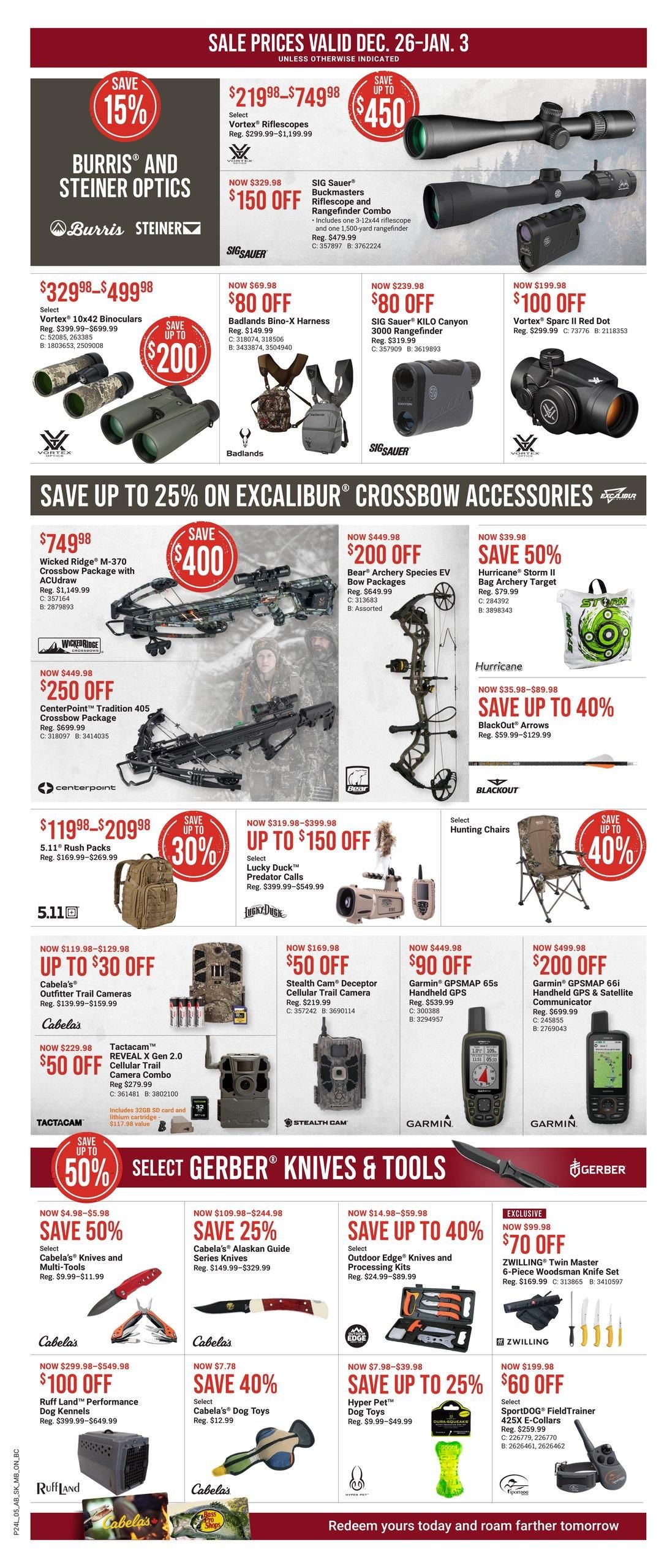 Bass Pro Shops Boxing Day Sale Flyer 2024