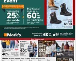 Marks Boxing Day flyer