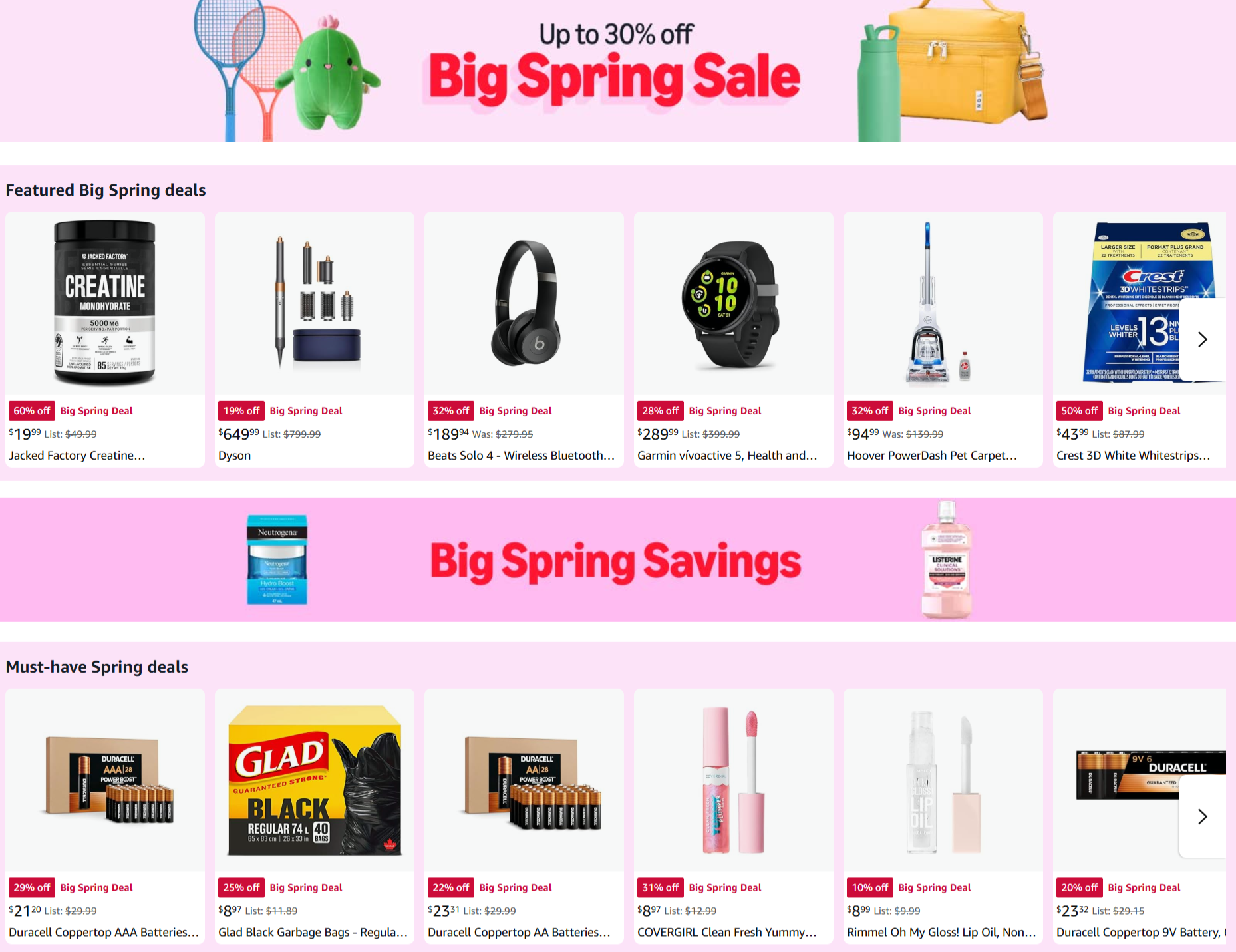 The best Amazon Canada deals