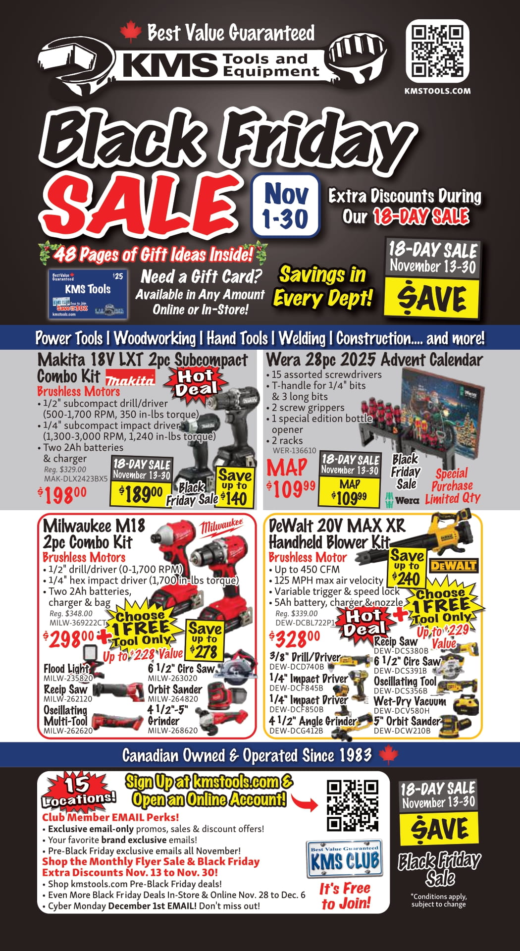 KMS Tools Monthly Specials