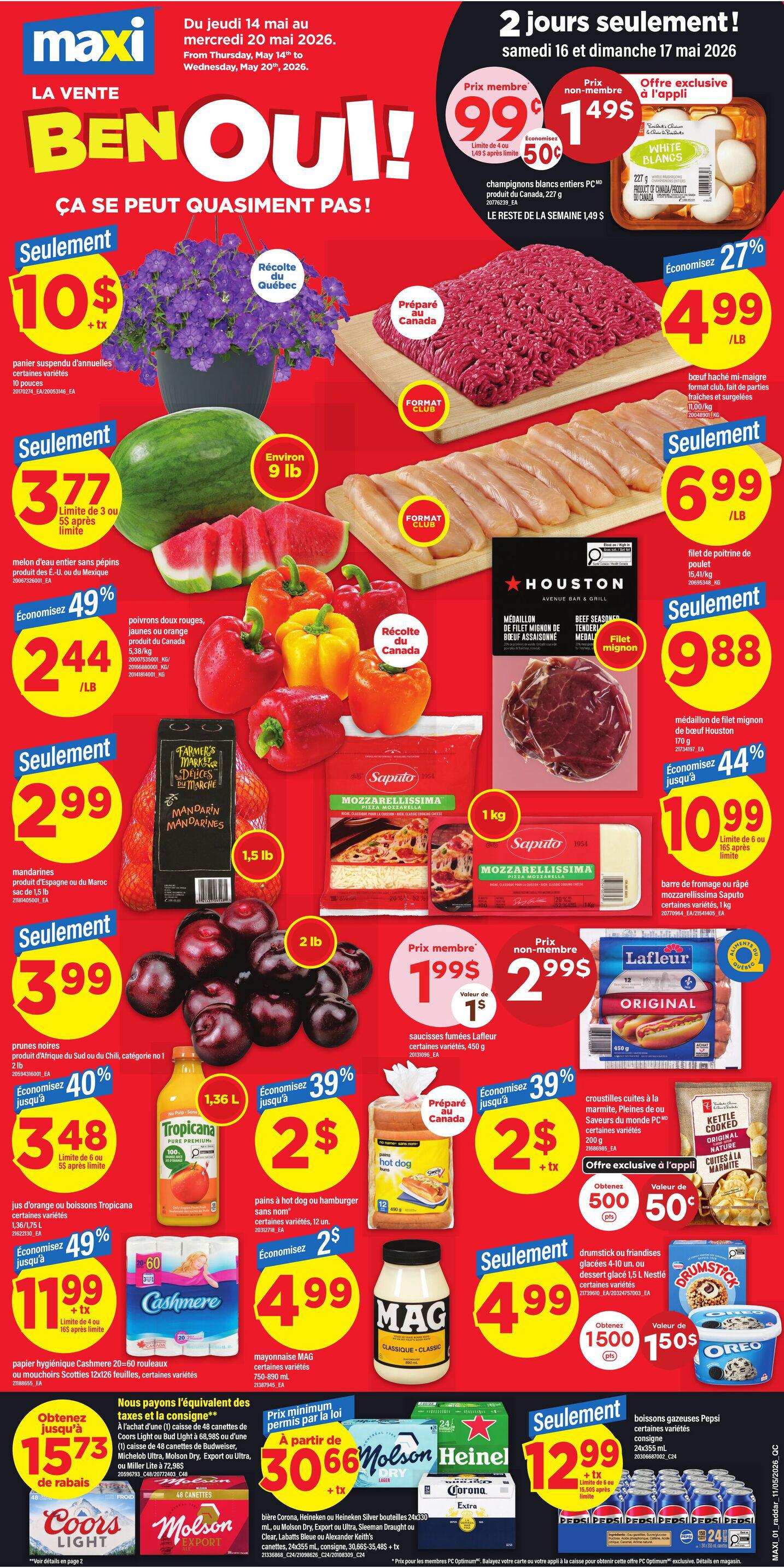 Circulaire Maxi 14.05.2026