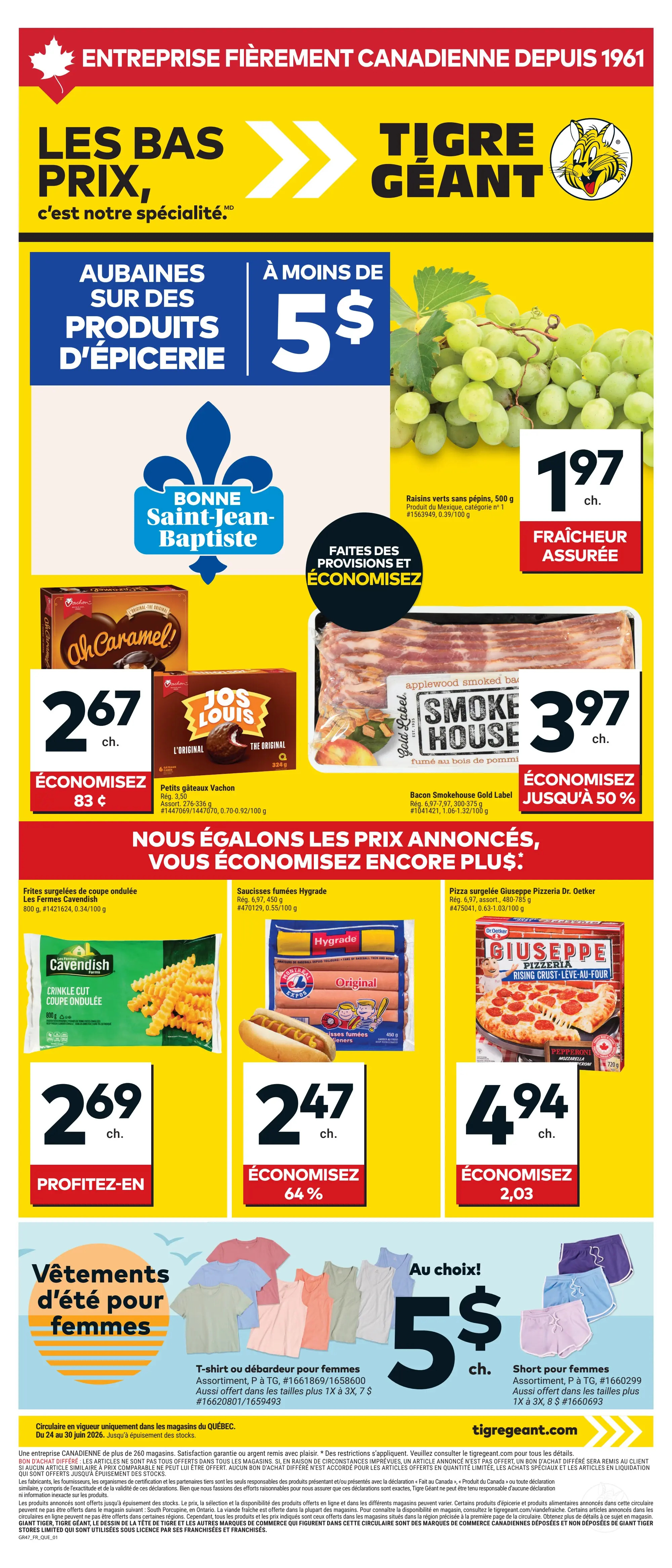Circulaire Tigre Géant 24.06.2026