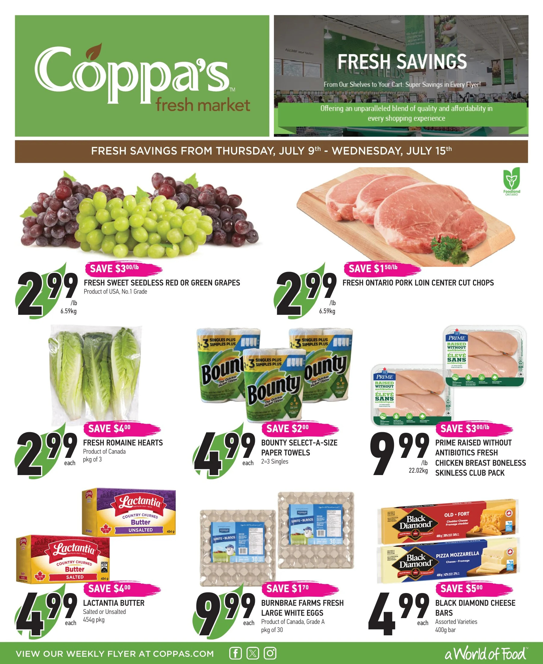 Coppa's Weekly Flyer