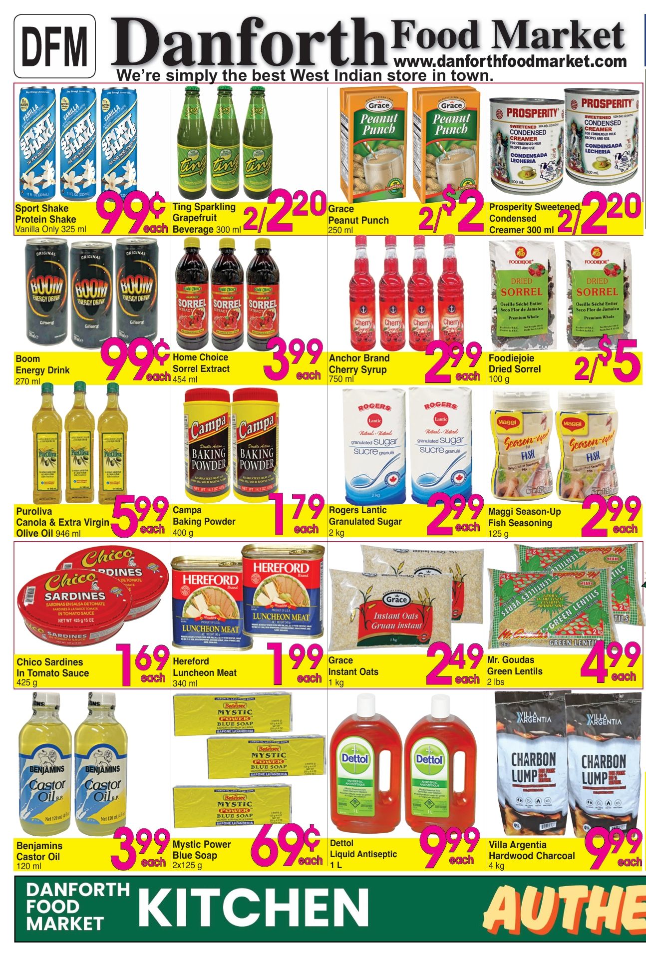 Danforth Food Market Flyer 