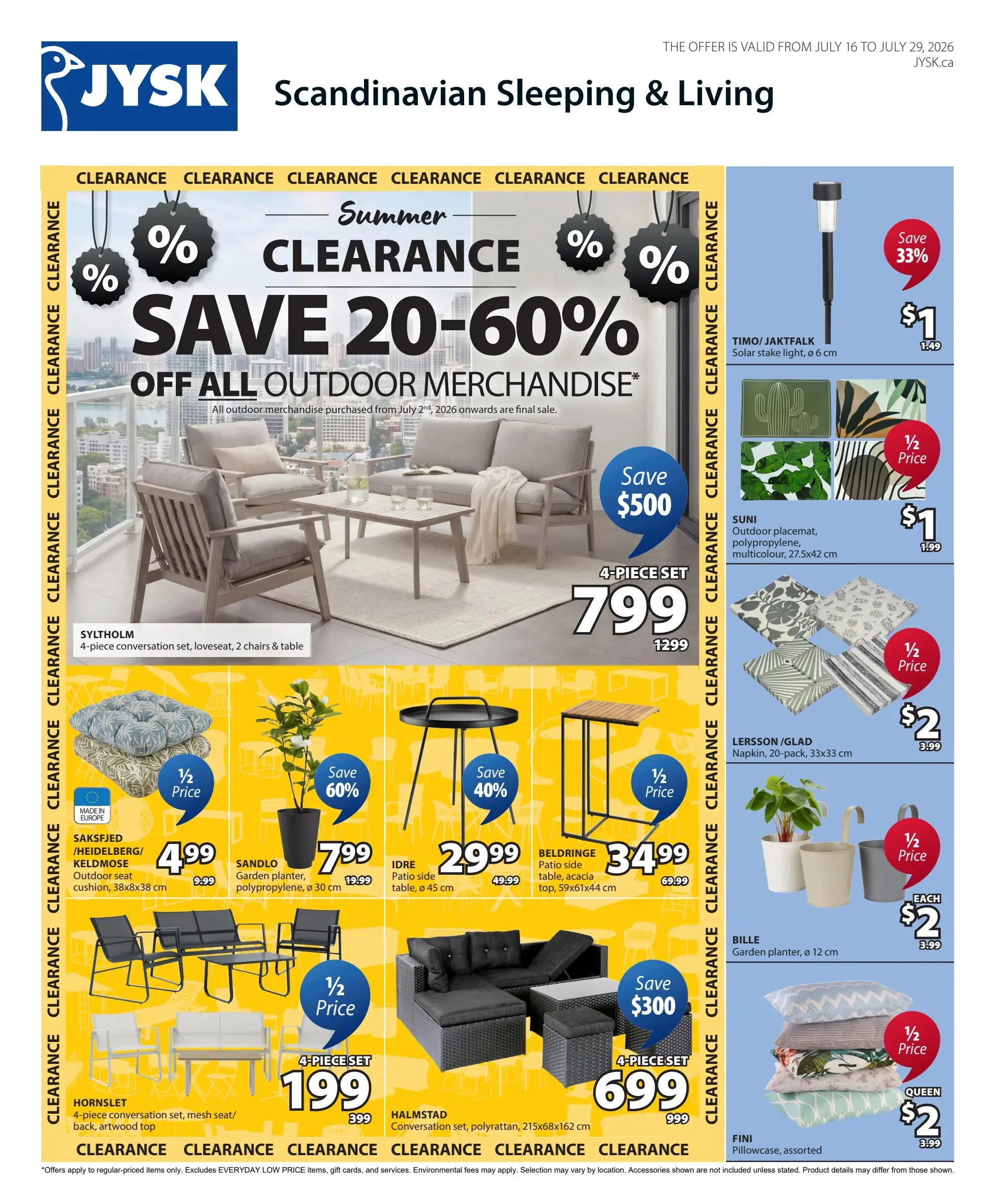 JYSK Flyer Sale