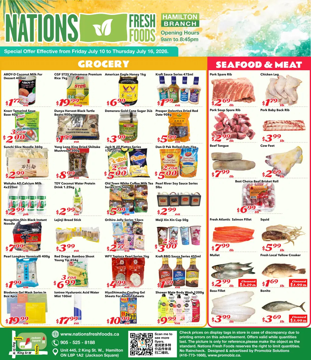 Nations Fresh Food Sales Flyer