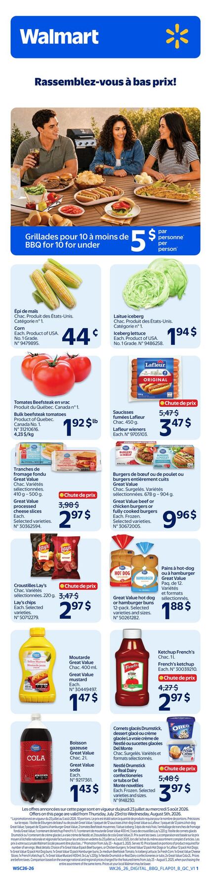 Circulaire Walmart 30.07.2026