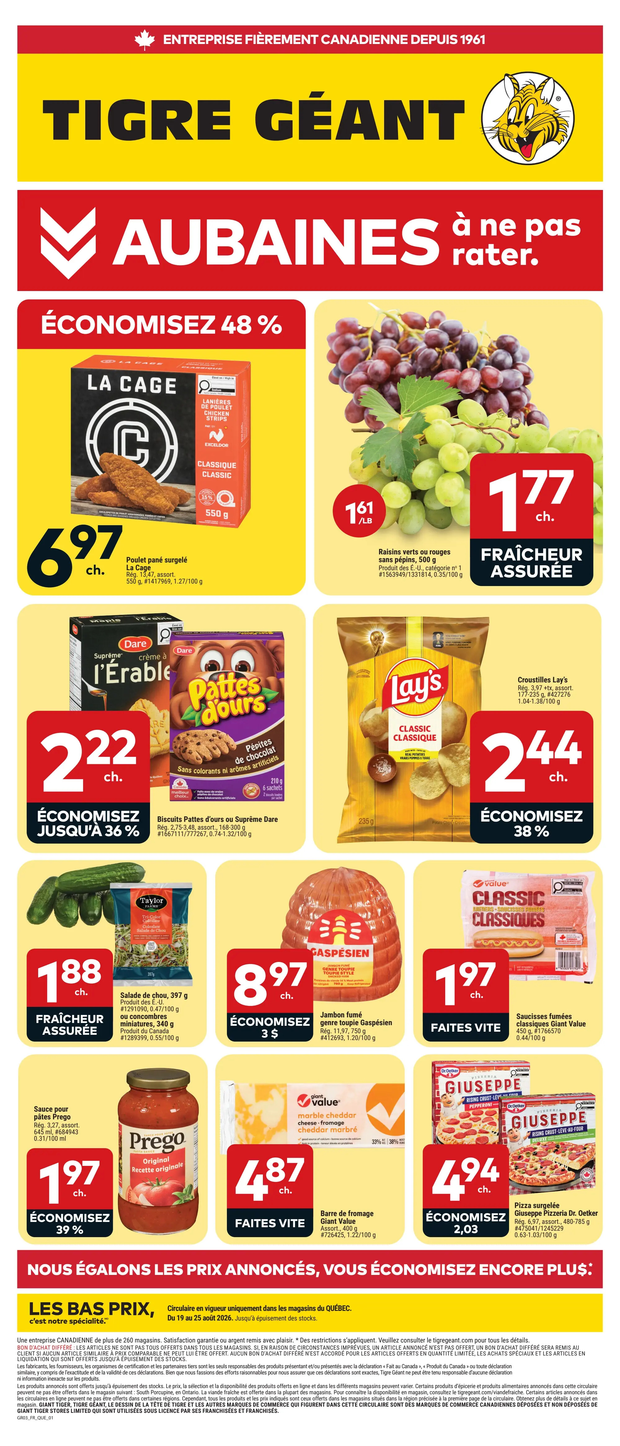 Circulaire Tigre Géant 19.08.2026