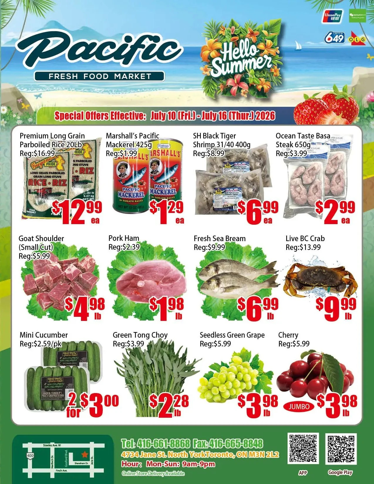 Pacific Supermarket Flyer Sale